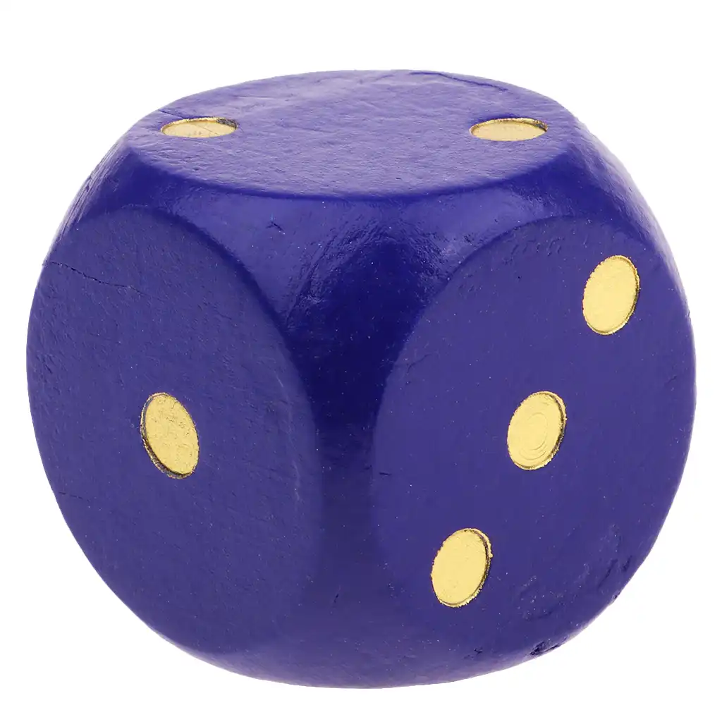 d6 dice set wooden dice with rounded corner six sided dice 50mm