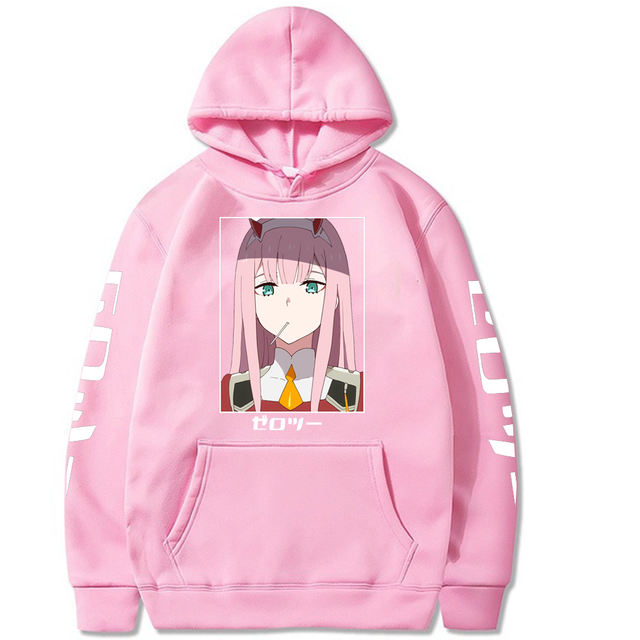 DARLING IN THE FRANXX ZERO TWO THEMED HOODIE