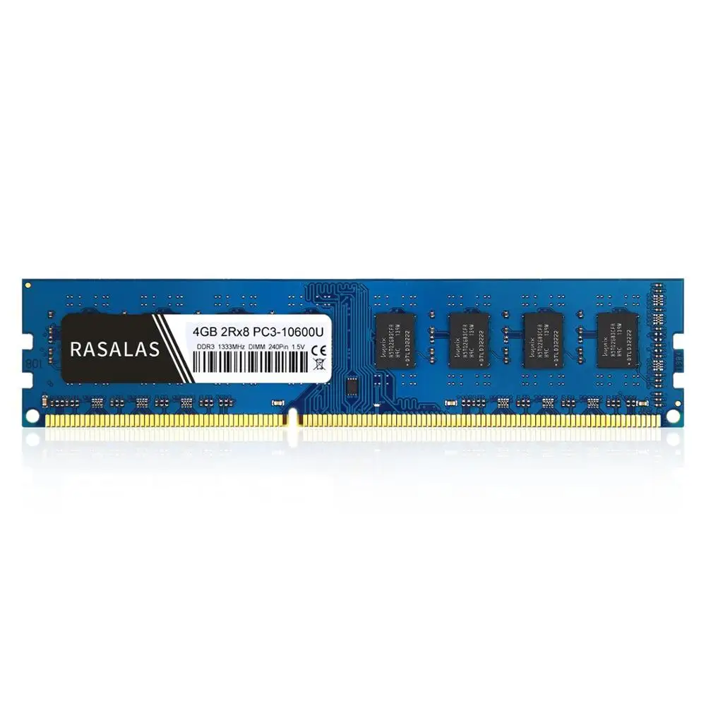 Rasalas 8GB 4GB DDR3 1600Mhz 1333Mhz PC3L-12800U 15 V 1.35V Low voltage DIMM Desktop PC RAM 240Pin 