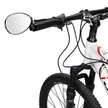 

Bike Rearview Mirror 360 Degrees Large View Retroreflector Single Portable Convex Mirror Accessories For Bicycle
