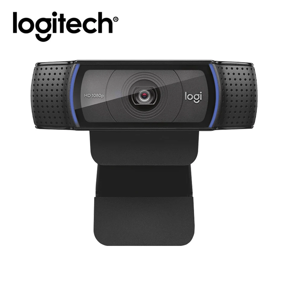 Logitech C920pro HD Network Built-in Mic Video BackgroundConference Wide Angle 1080P Full 720P Camera Laptop Call | Компьютеры и офис