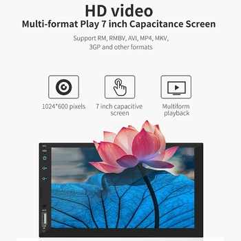 

7 Inch High-Definition Contact Large Screen Car Mp5 Player With Car Play Aux Fm Radio Car Accessories