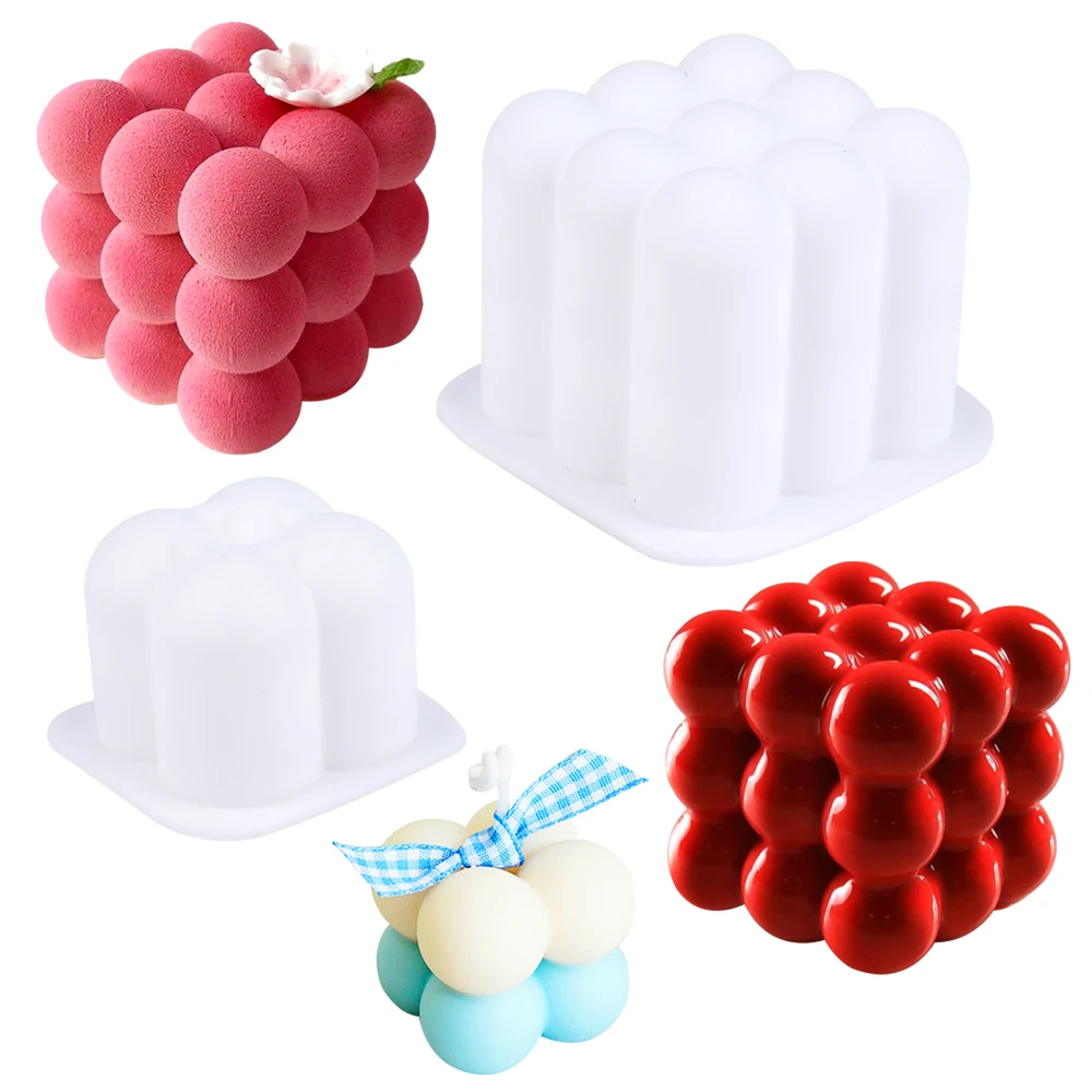 New 3d candle molds Soy Wax Silicone Mold Aromatherapy Gypsum Candle