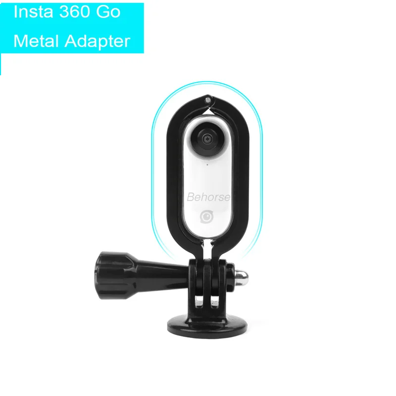Металлический Адаптер для Insta360 go с расширенной рамкой + база винт адаптер