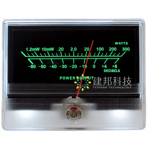 

Vu Meter Head Power Amplifier Level Meter Front Stage Electronic Tube Machine DB Sound Pressure Meter with Backlight Tn-90