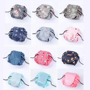 

2020 Drop Shipping Women Drawstring Cosmetic Bag Makeup Bag Organizer Make Cosmetic Bag Case Pouch Toiletry Beauty Box OC471