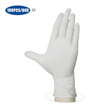 

One Time Gloves 100pcs Disposable PVC Gloves Powder Free Disposable Gloves rękawice jednorazowe