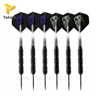 

TOtrait New 3PCS Steel Tips Darts 20g Shafts Soft Dardos Iron Barrel Steel Needle Tip Darts With Gradient PC Dart Flights