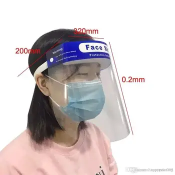 

Hat Full Face Shield Anti Fog Oil-Splash Dust Proof PVC Face Mask Transparent Isolation Protective Shield Gadget Kitchen Tools