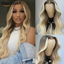 

13x4 Lace Frontal Wig Blonde Highlight Human Hair Lace Front Wave Wigs Brazilian Wig Pre Plucked With Baby Hair Lace Front Wigs