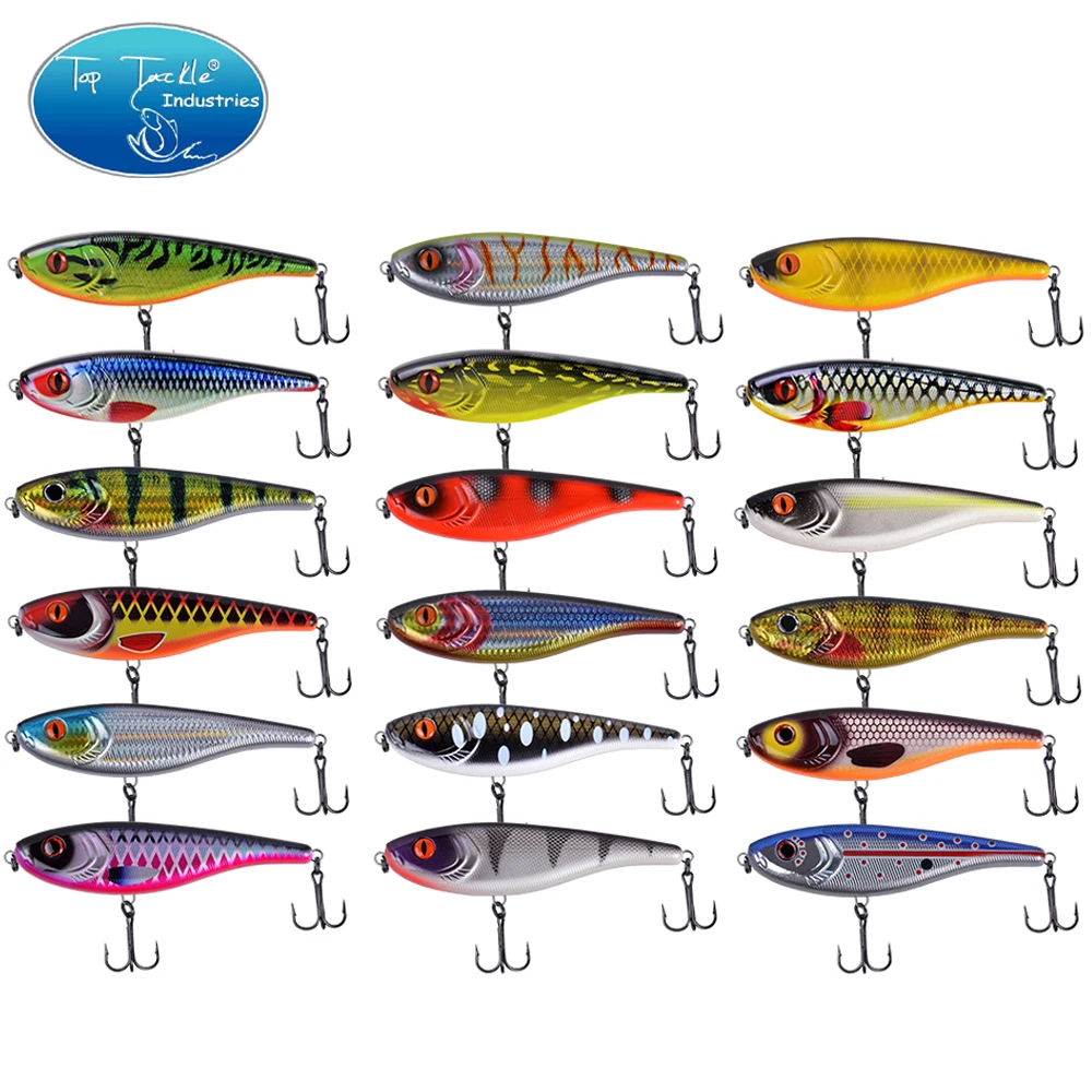 

CFLURE 155mm 6.1'' 75g 19 Colors Balance Slow Sinking Jerk bait Fishing Lure Hard Baits Pike Fishing