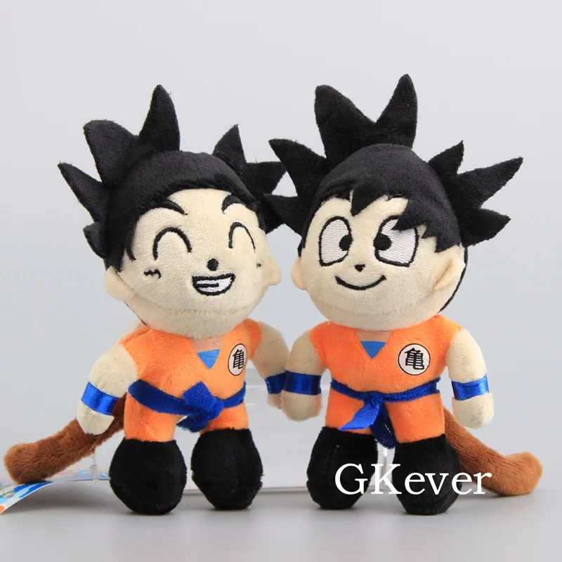 15 см Dragon Ball Z Son Goku плюшевые игрушки кукла Peluche kawaii Сон Гоку плюшевый брелок-подвеска подарок для женщин и детей