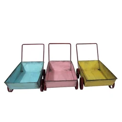 More Colors Garden Trolley Cart Metal Garden Wagon