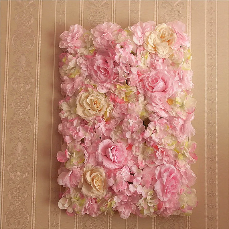 Details about   Rose Artificial Flower Wall Panel Décor 40*60cm Wedding Party Birthday Customize 