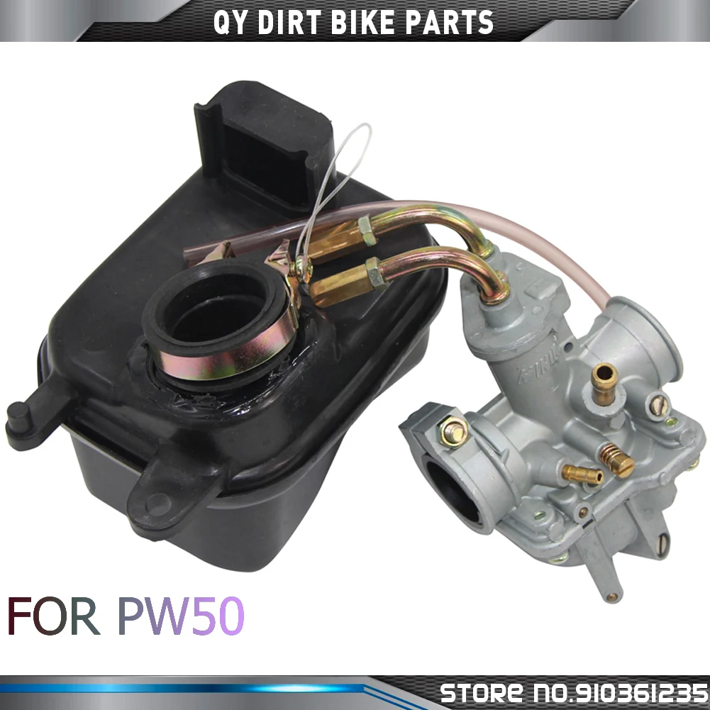 

New Complete Carburetor & Air Filter Box Kit for Yamaha PW 50 PW50 1981-2009