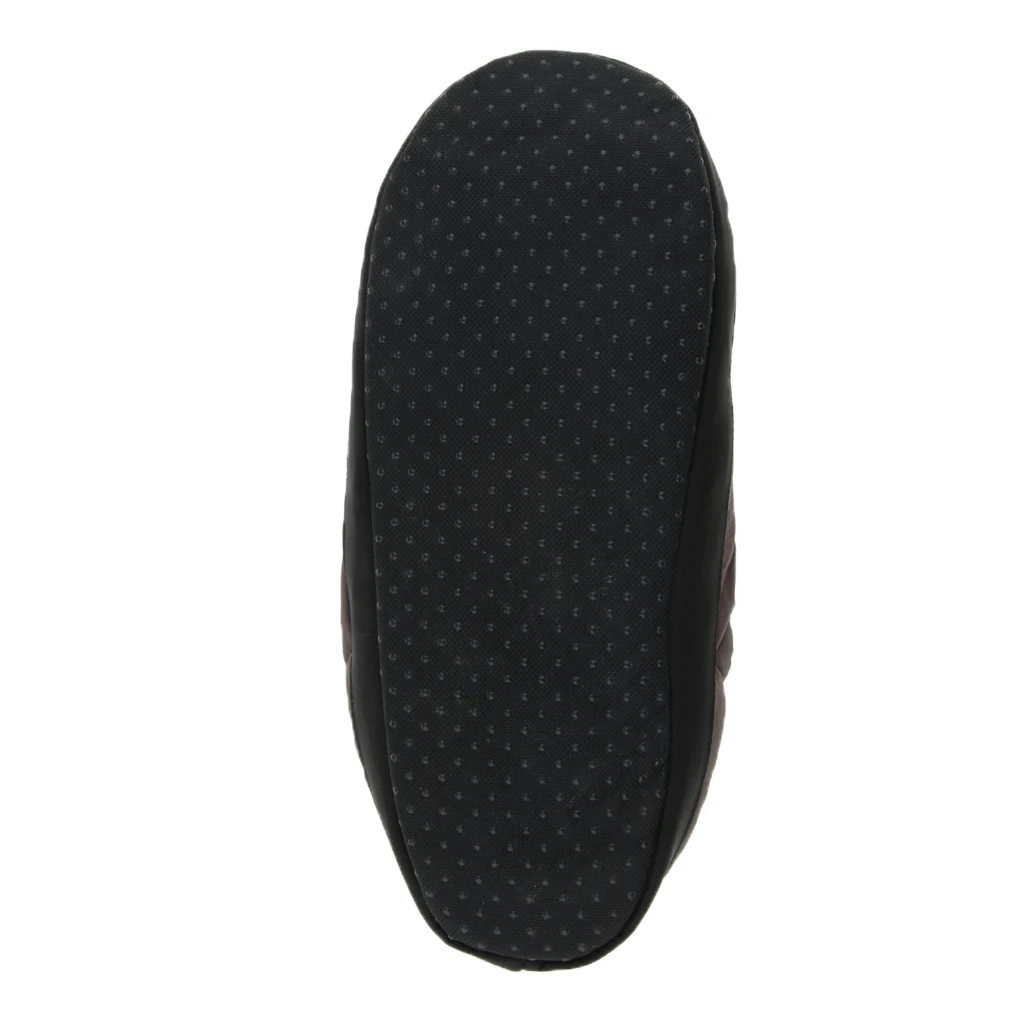 Slip on Duck Down Camping Slipper Unisex Winter Warm Non-slip Home Booties Waterproof Down Slipper