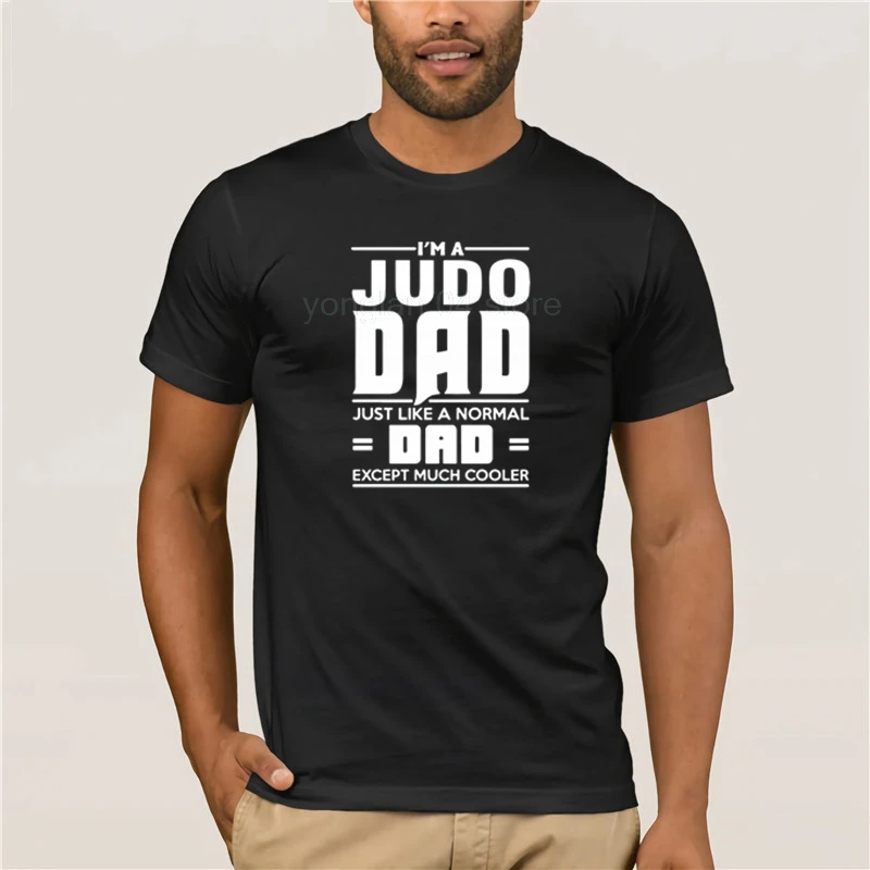 Summer 2019 100% Cotton Print Men s O Neck Judo Dad Hot Sale T Shirt Fashion | Мужская одежда