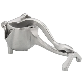 

HOT！-Silver Metal Manual Juicer Fruit Squeezer Juice Squeezer Lemon Orange Juicer Press Household Multifunctional Juicer