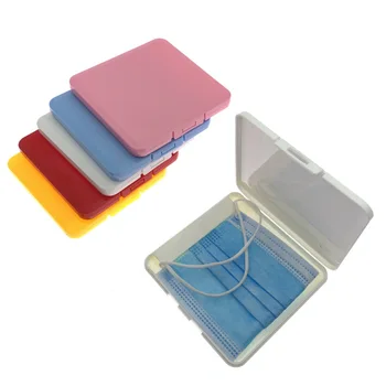 

Student Mask Mask Storage Box Hygienic Portable Compact Palm-top Box Temporary Storage Box Storage Folder