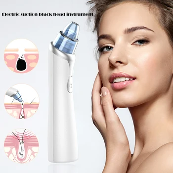 

Facial Blackhead Vacuum Remover Extractor Face Nose Acne Pimple Removal Nose Pore Cleaner Skin Care Tool Exfoliating Instrument