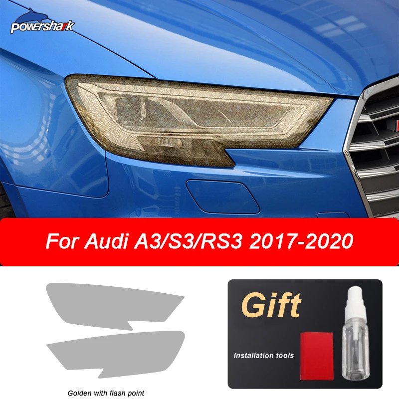 Auto Scheinwerfer Tönung schwarz Schutz folie Schutz transparente TPU  Aufkleber für Audi A3 S3 RS3 14-16 17-20 21-on Sportback - AliExpress