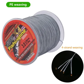 

300M PE Braided Fishing Line 4 Strand Multifilament Fishing Line for Carp Fishing Wire for All Fishing HX02
