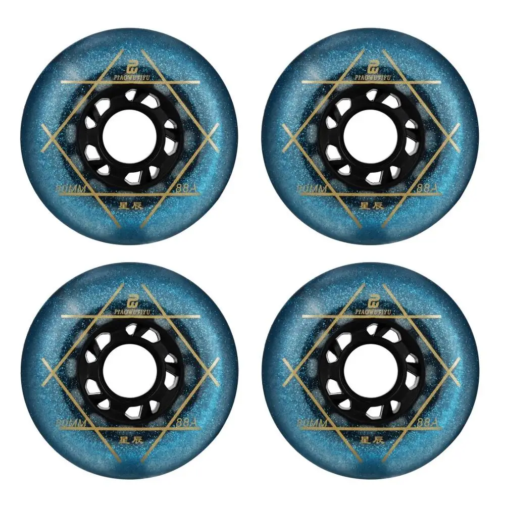 SzBlaZe 4 Piece 88A PU Inline Roller Skates Wheels 72 76 80mm For Skateboard Scooter FSK Wave Board Caster Board Street Surf SzBlaZe 4 Piece 88A PU Inline Roller Skates Wheels 72 76 80mm For Skateboard Scooter FSK Wave Board Caster Board Street Surf