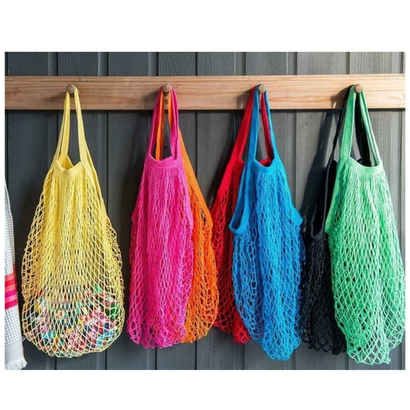 Модная трендовая Женская черепаха многоразовая сумка для покупок фруктовые покупки струны продуктовый шоппер тотализатор плетеная сетка пляжные праздничные сумки