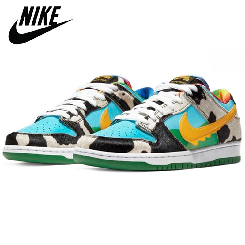 Ben%jerry X S X Nike Sb Dunk Bass Pro Qs Chunky Dunky Velvet Infared  Skateboard Laser Shoes - Skateboarding Shoes - AliExpress