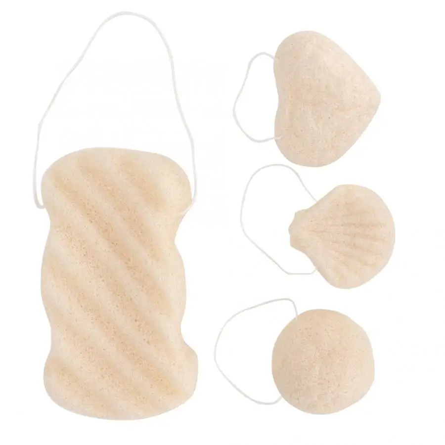 Beauty Konjak Soft Face Cleansing Washing Puff Mild Exfoliating Body Puff Set Skin Care Tool Cosmetic Puff Set