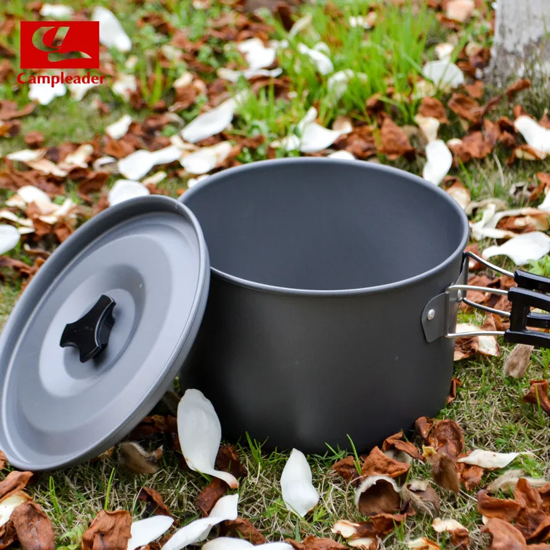 Outdoor camping cooker picnic folding pot 4-5 Person Picnic portable hot pot boiling water and cooking single pot