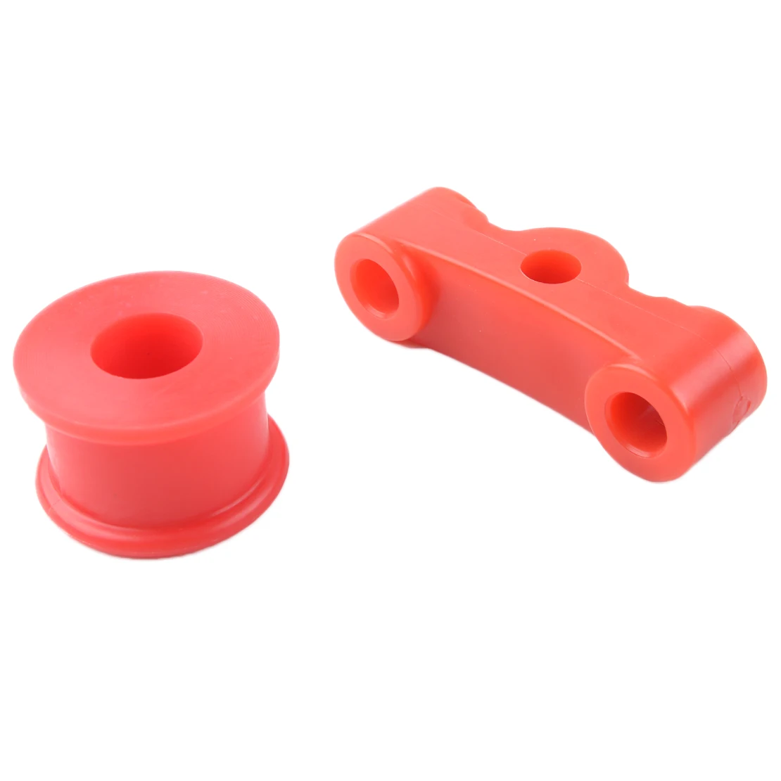 DWCX 2pcs Red Car Manual Transmission Shifter Linkage Bushing Polyurethane Kit Fit For Acura Integra Honda Civic B16 B18