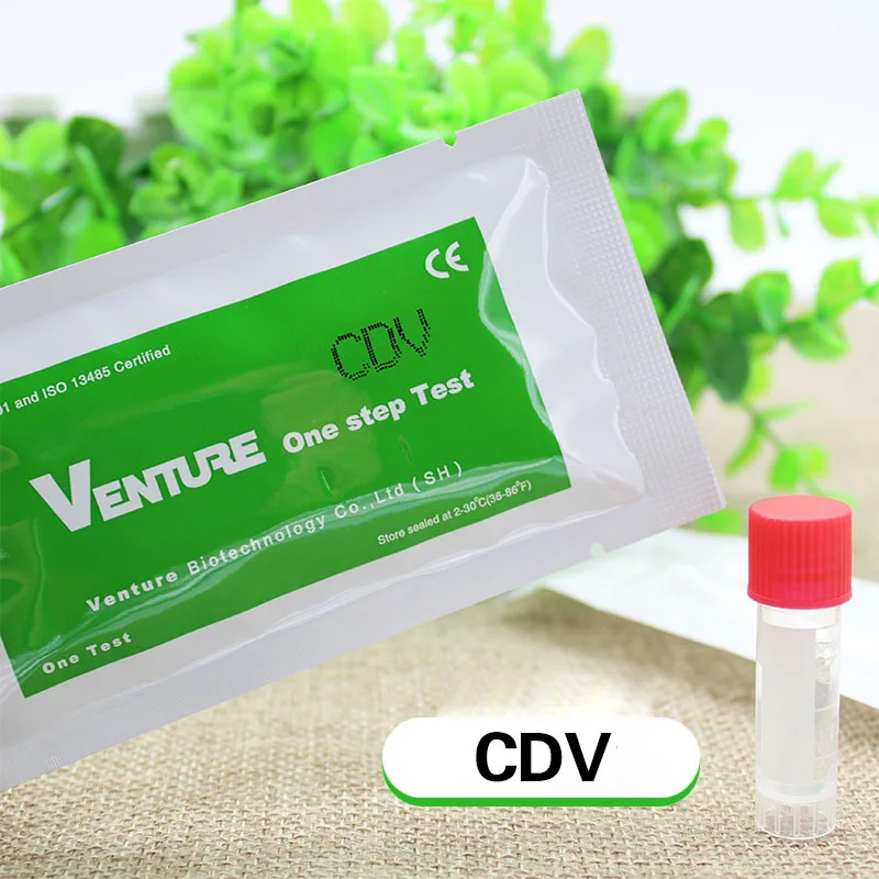 CDV Новые полезные товары для хот-догов, тест-бумага CCV, набор, быстрое обнаружение, тест-полоски для собак, домашних собак, медицинские принадлежности - Цвет: CDV
