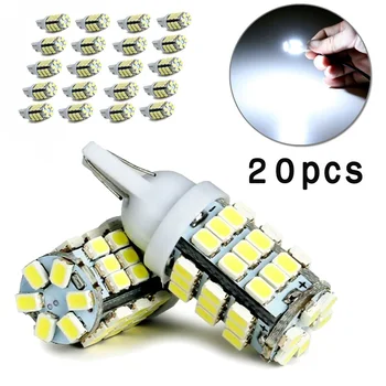 

New And High Quality 20pcs/Set Car RV Trailer White Backup Reverse LED Light T10 921 194 42-SMD 12V