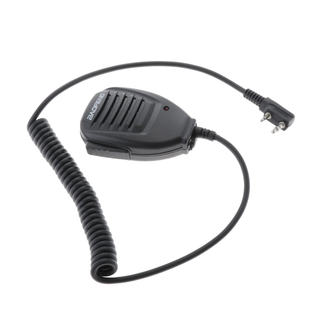 Baofeng Radio Speaker Mic Microphone PTT for Portable Two Way Radio Walkie Talkie UV-5R UV-5RE UV-5RA Plus UV-6R UHF VHF