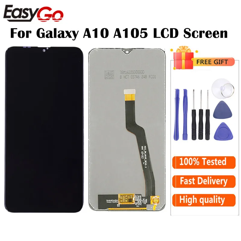 Для Samsung Galaxy A10 LCD A105 SM A105F A105G ЖК дисплей + сенсорный экран дигитайзер сборка для A10S