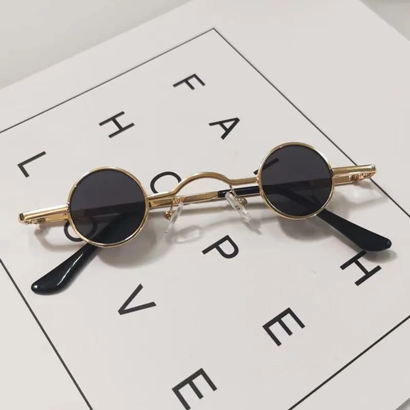 New Round Tiny Sunglasses Women Retro Metal Small Frames Sun Glasses PC High Quality Mini Ocean Lens Eyewear UV400 ray ban sunglasses women Sunglasses