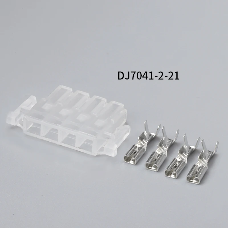 

Free shipping 100pcs DJ7041-2-21 4Pin 2mm AMP Car Electrical Wire Connectors