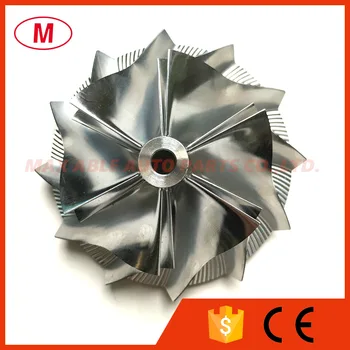 

K16 49.50/67.00mm 6+6 blades Reverse Turbo Billet compressor wheel/Aluminum 2618/Milling wheel for Turbocharger Cartridge/CHRA