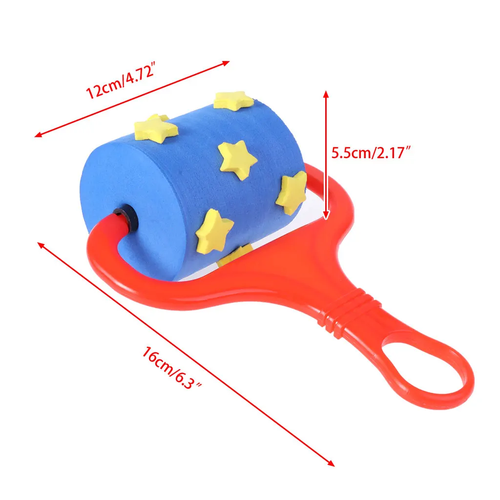 Звезда Сердце губчатый валик кисть дети Рисование граффити принадлежности обучающая игрушка