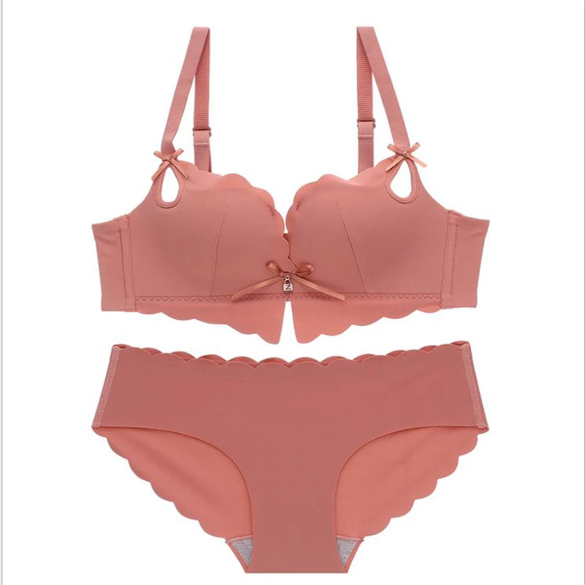 Baharcelin, сексуальный женский бюстгальтер для молодых девушек, однотонный бюстгальтер с эффектом пуш-ап, французский романтический бюстгальтер с эффектом пуш-ап, нижнее белье
