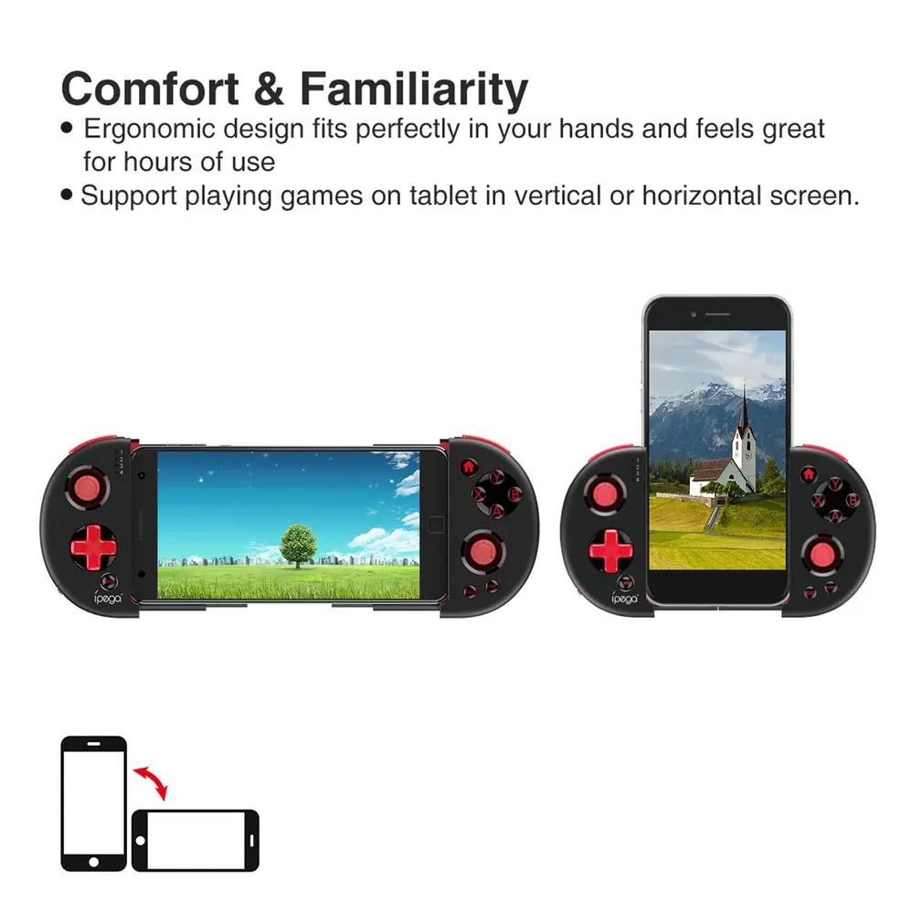  Ipega pg-9087 Gamepad android Bluetooth pubg mobile Controller Smart TV Set-top Box Joystick PC Win