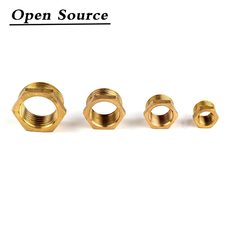 Brass Hose Fitting Hex Reducer Bushing M/F 1/8&quot 1/4&quot 3/8&quot 1/2&quot 3/4&quot 1&quot BSP Male to Female change Coupler Connector Adapter |