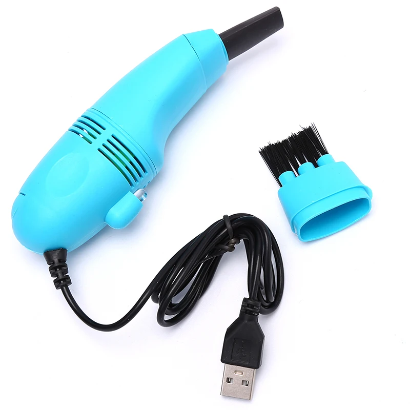 Mini Computer Vacuum USB Keyboard Brush Cleaner Laptop Brush Dust Cleaning Kit Household Cleaning Tool Multi-Function Cleaner