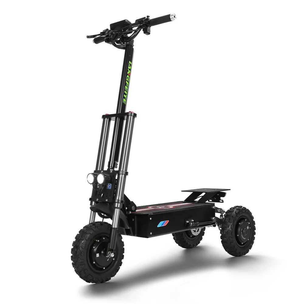 Newest Three Wheel Off Raod Electric scooter 11inch Three motor High Speed e-scooter 60V 5400W 70km/h hydraulic brake Zero 11X
