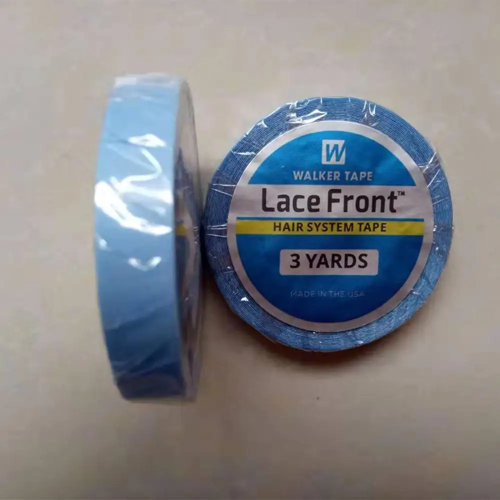 3 Yards Blue Lace Front Support Hair Tape Double-sided Adhesive Super Tapes For Lace Wig Hairpiece Toupee Tape 3 Yards Blue Lace Front Support Hair Tape Double-sided Adhesive Super Tapes For Lace Wig Hairpiece Toupee Tape