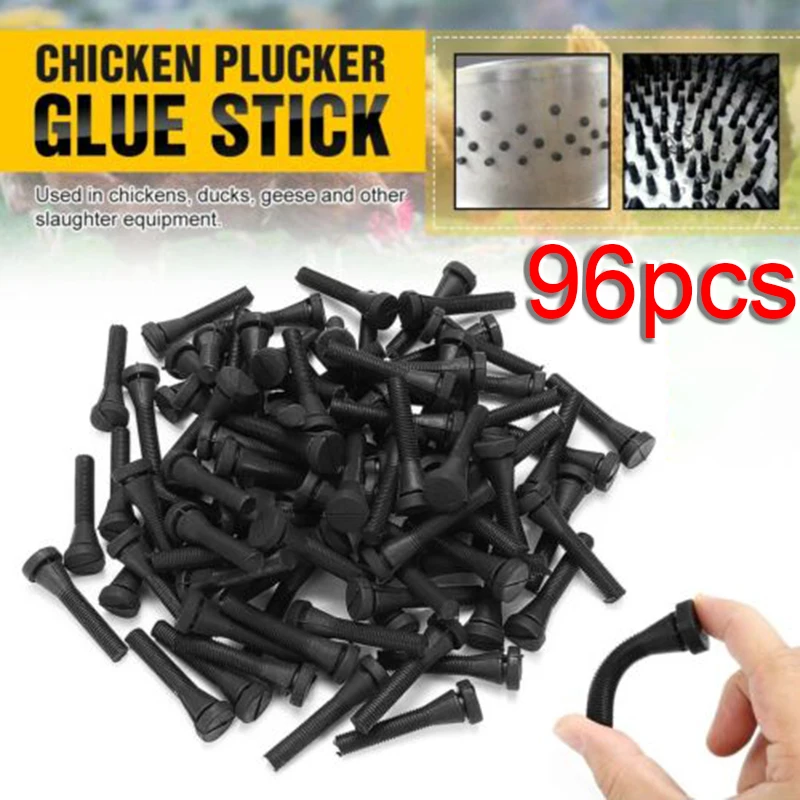 Прочный 96 шт. Plucker Picker удаление волос резиновая ручка для курицы утка гусь птицы оборудование для ощипывания