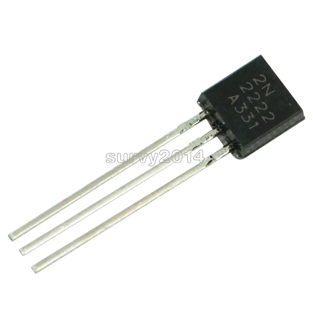100 шт. Новый 2N2222 2N2222A TO-92 TO 92 транзистор | Электроника