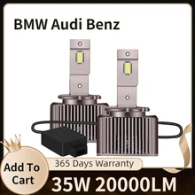

2pcs D2S D4S Led Headlight 1:1 Mini Canbus 70W 25000Lm D1S D3S Car Lights D2R D4R D5S D8S Auto Bulbs