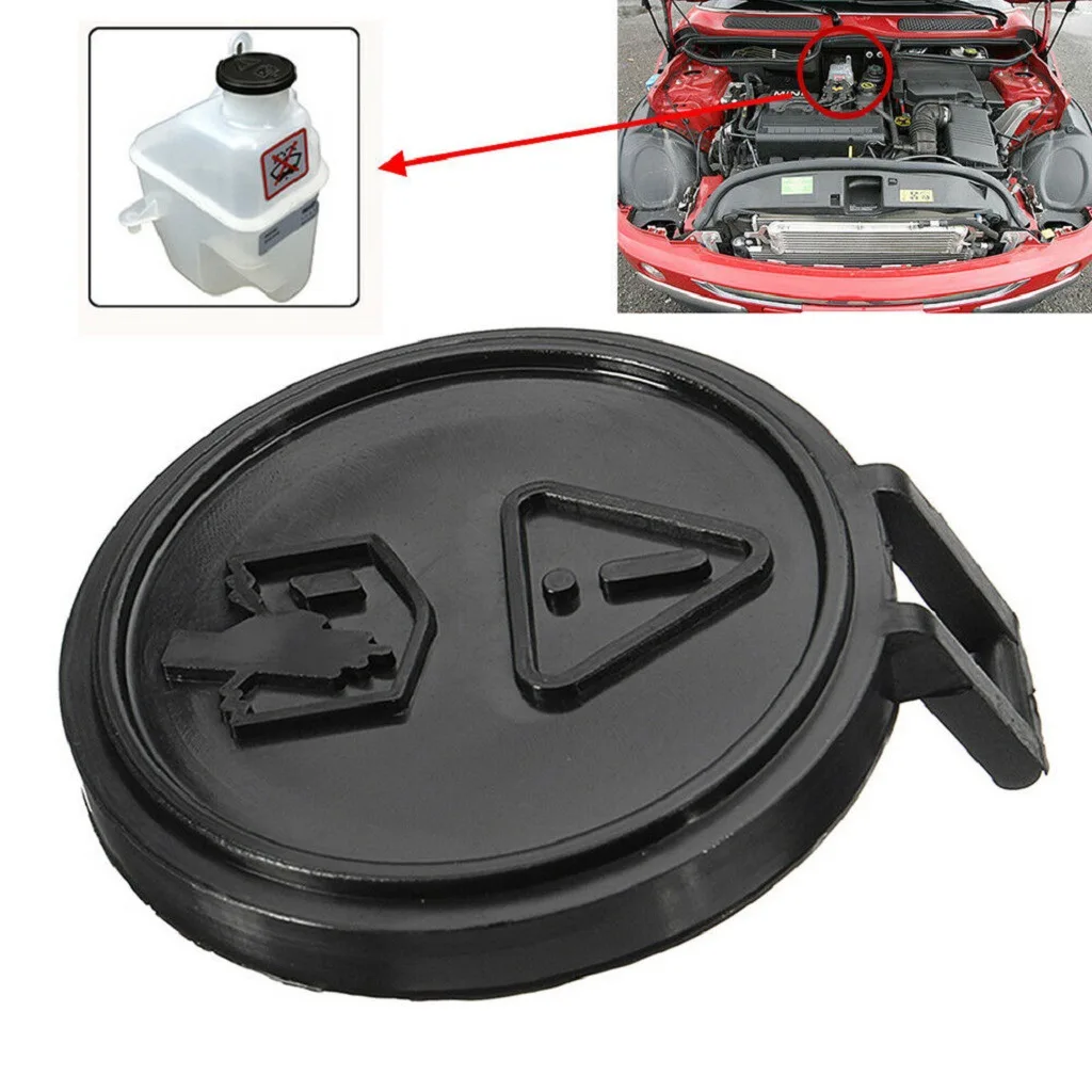 Color : Black AIOFOGXC Expansion Coolant Parts/Fit For MINI ONE/Fit For Cooper Cabrio Water Bottle Tank Cap Cover 